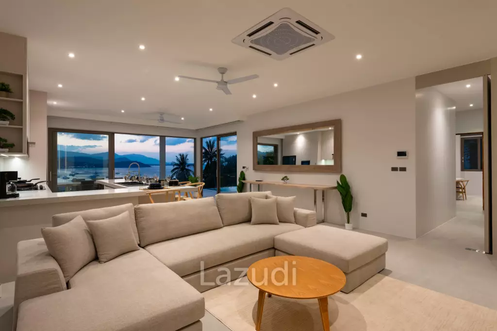 Brand New 4-Bed Villa in Bang Rak with Sea and Sunset View