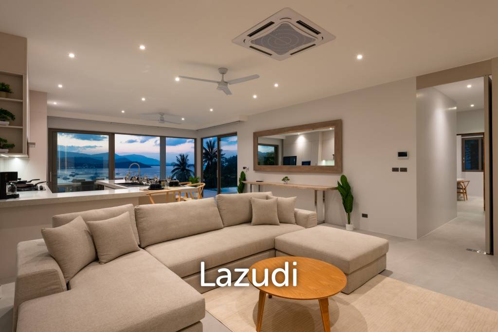 Brand New 4-Bed Villa in Bang Rak with Sea and Sunset View