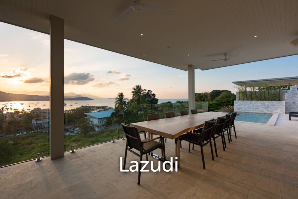 Brand New 4-Bed Villa in Bang Rak with Sea and Sunset View