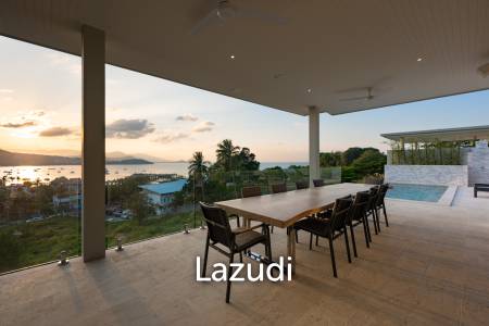Brand New 4-Bed Villa in Bang Rak with Sea and Sunset View