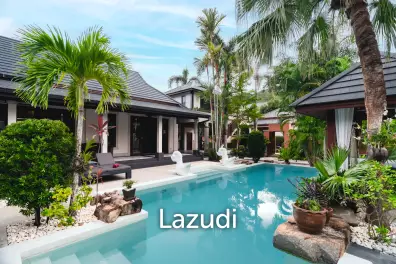 Contemporary 4-Bedroom Pool Villa with Large Land Plot for Sale in Rawai