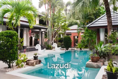 Contemporary 4-Bedroom Pool Villa with Large Land Plot for Sale in Rawai