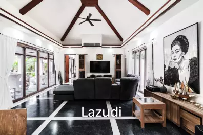 Contemporary 4-Bedroom Pool Villa with Large Land Plot for Sale in Rawai