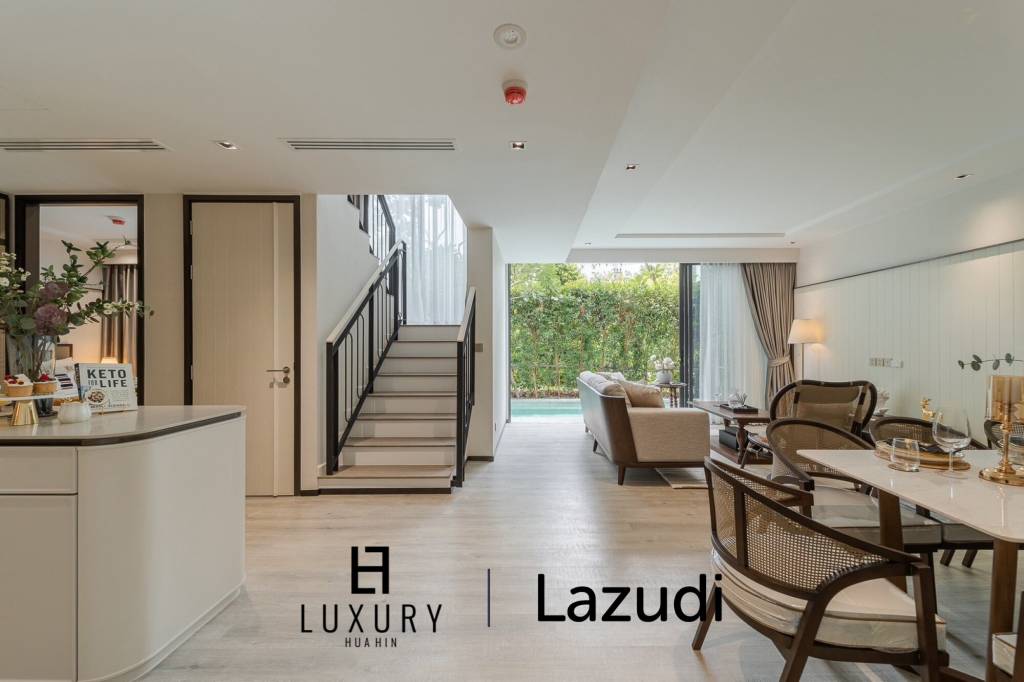 Last 3-Bed Duplex Condo with Private Pool in Intercontinental Residences Hua Hin City