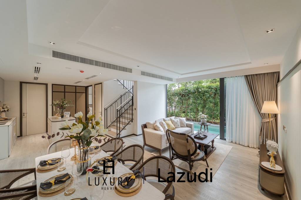 Last 3-Bed Duplex Condo with Private Pool in Intercontinental Residences Hua Hin City