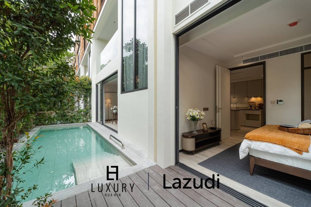 Last 3-Bed Duplex Condo with Private Pool in Intercontinental Residences Hua Hin City