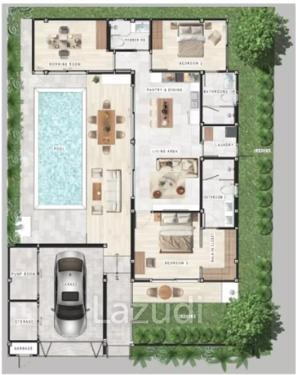 220 sqm modern pool villa in Thap Tai Hua Hin – Asai Villas new development