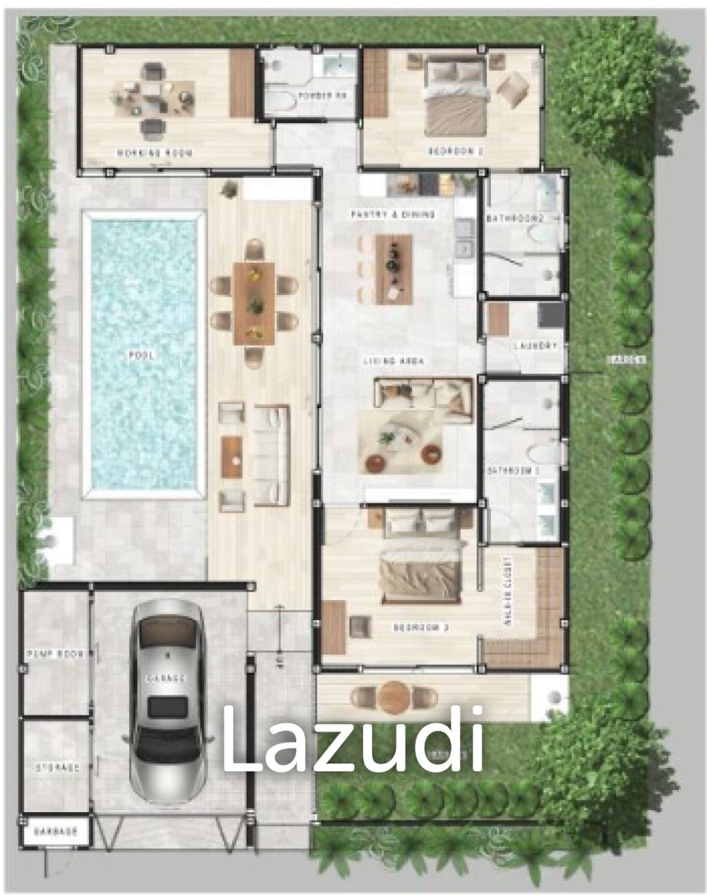 200 sqm modern pool villa in Thap Tai Hua Hin – Asai Villas new development