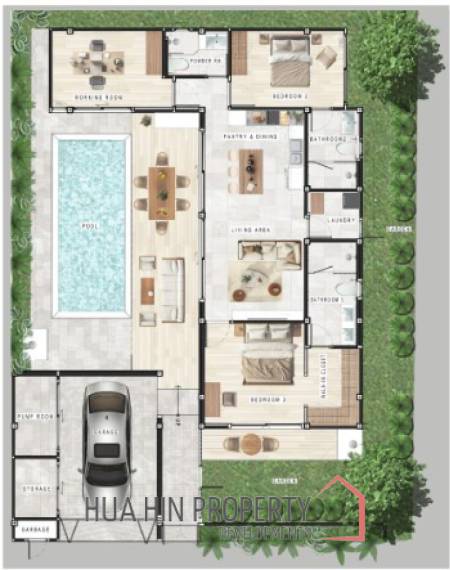 200 sqm modern pool villa in Thap Tai Hua Hin – Asai Villas new development