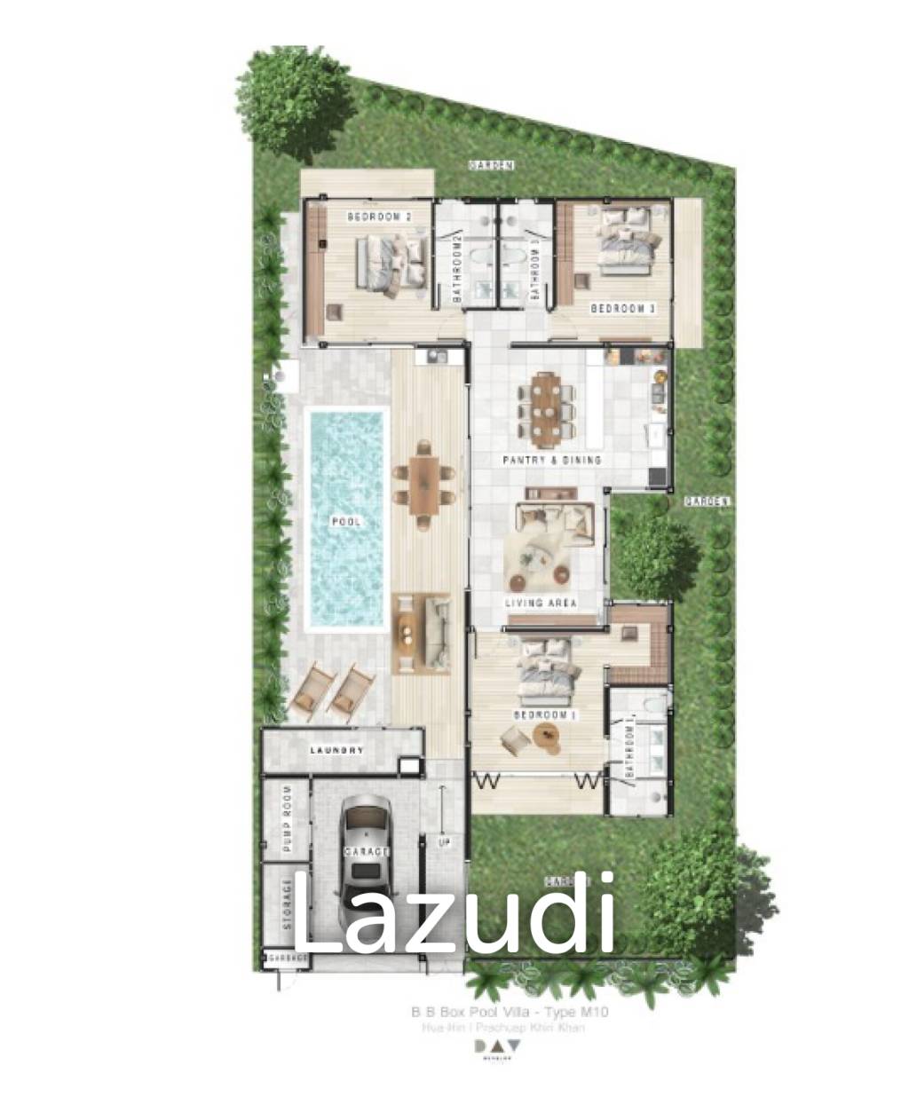 New Modern 250 sqm pool villa in Thap Tai Hua Hin