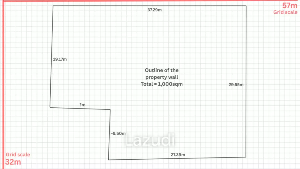 1000m2 Commercial Leasehold Land For Sale in Sanur Bali