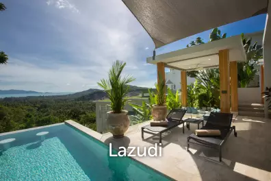 Modern 2-Bed Villa with Stunning Sea Views in Mae Nam