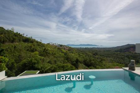 3-Bed Villa with Stunning Sea Views in Mae Nam