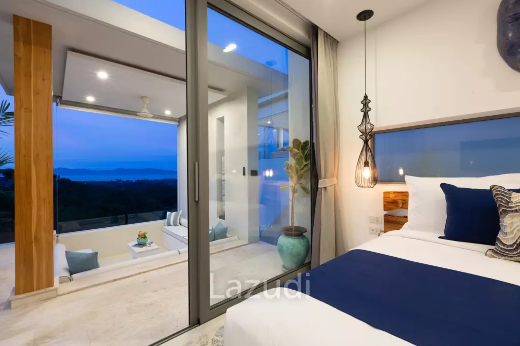 3-Bed Villa with Stunning Sea Views in Mae Nam