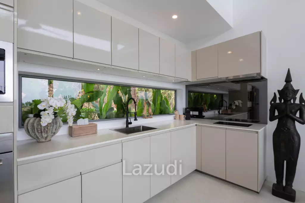 3-Bed Villa with Stunning Sea Views in Mae Nam