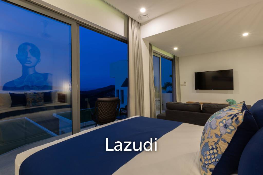 3-Bed Villa with Stunning Sea Views in Mae Nam