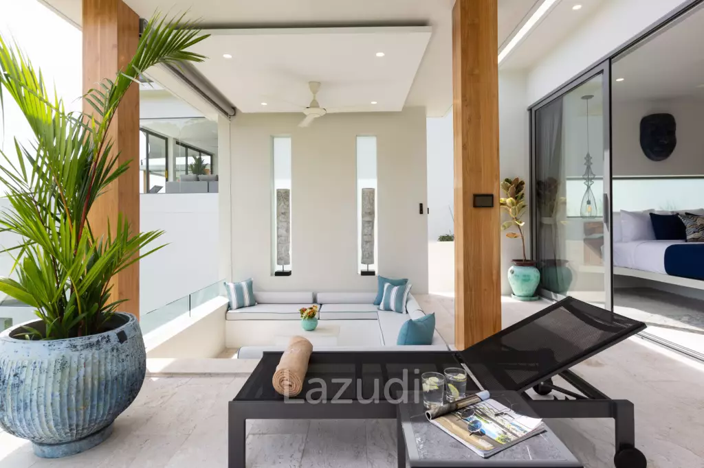 3-Bed Villa with Stunning Sea Views in Mae Nam