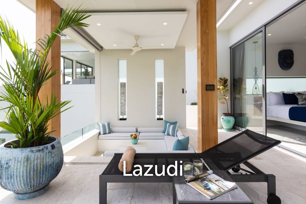 3-Bed Villa with Stunning Sea Views in Mae Nam