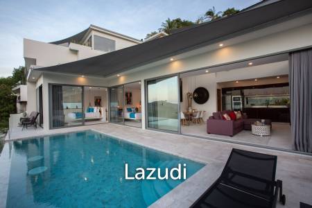 Spacious 4-Bedroom Villa with Sea View – Mae Nam