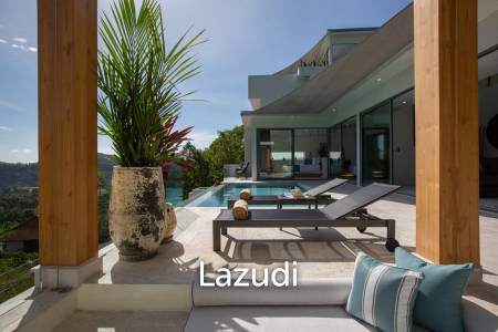 Spacious 4-Bedroom Villa with Sea View – Mae Nam