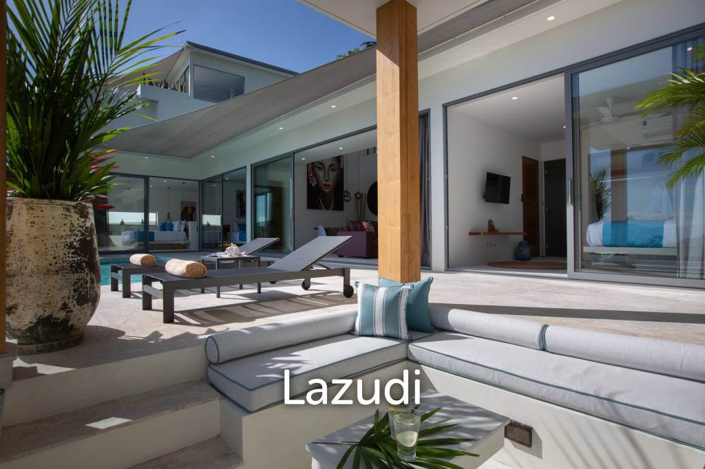 Spacious 4-Bedroom Villa with Sea View – Mae Nam