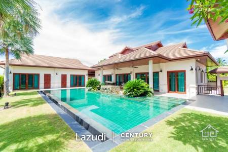 HILLSIDE HAMLET 5: Luxury Thai-Bali Style 3 Bed Pool Villa