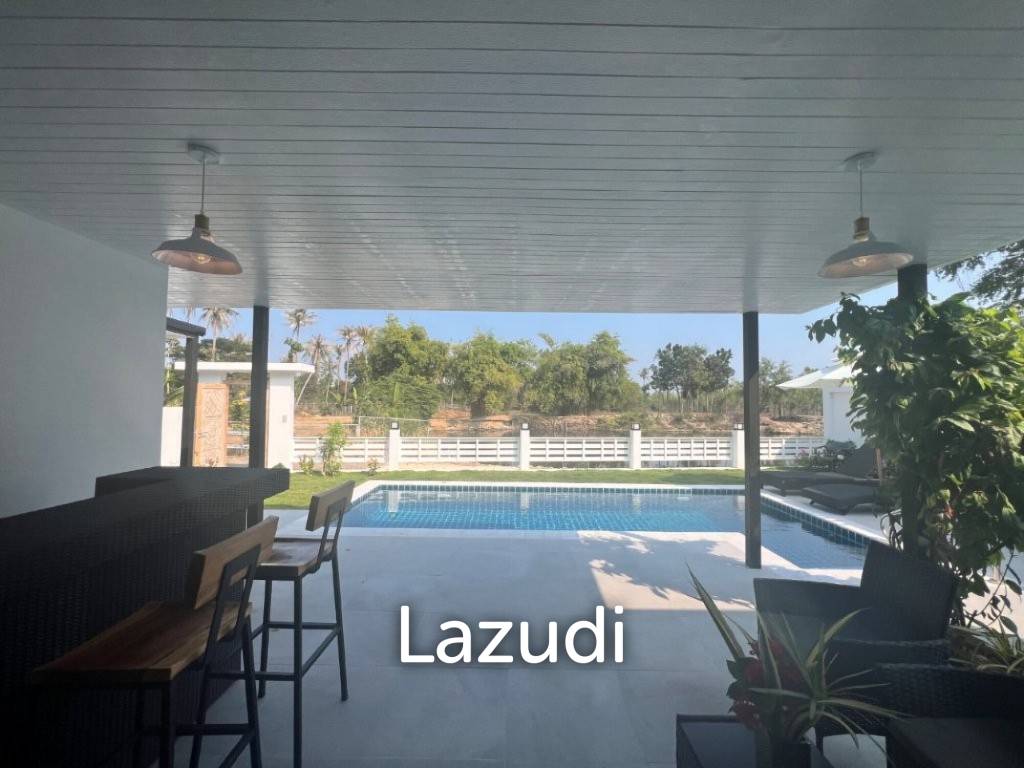 140 sqm modern pool villa in Cha Am Phetchaburi freehold