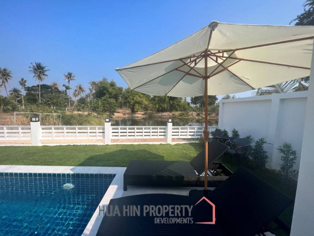 140 sqm modern pool villa in Cha Am Phetchaburi freehold