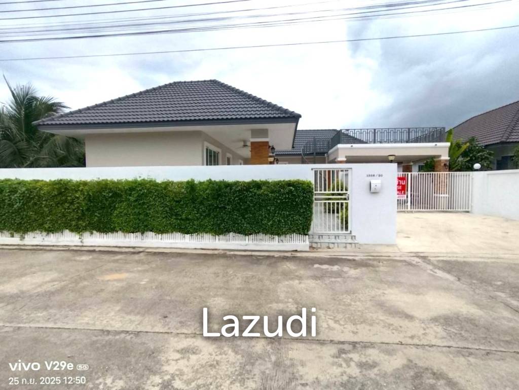 Modern 170 sqm 3-Bed Single-Storey Villa in Cha-Am, Phetchaburi