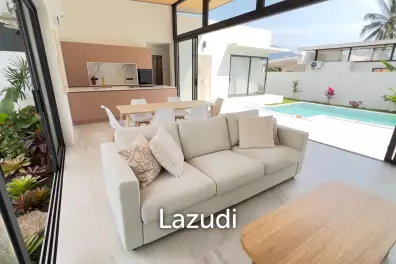 Modern 2BR Family Villa + Office in Prime Lamai – Near International Schools