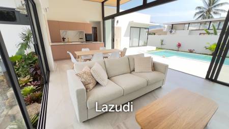 Modern 2BR Family Villa + Office in Prime Lamai – Near International Schools