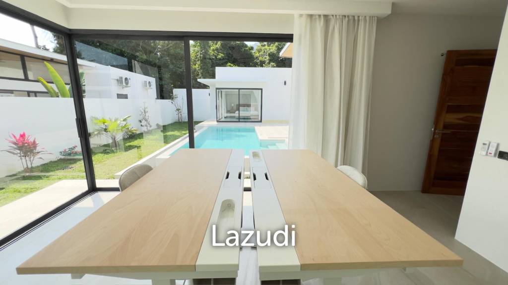 Modern 2BR Family Villa + Office in Prime Lamai – Near International Schools