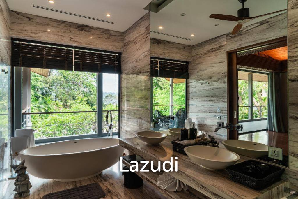 Luxury 6-Bedroom Estate for Rent Just Steps from Kata Noi Bay