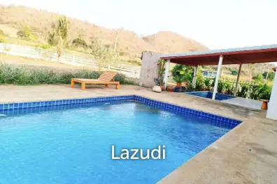 Private Pool Villa with Mountain Views Near Hua Hin Big land