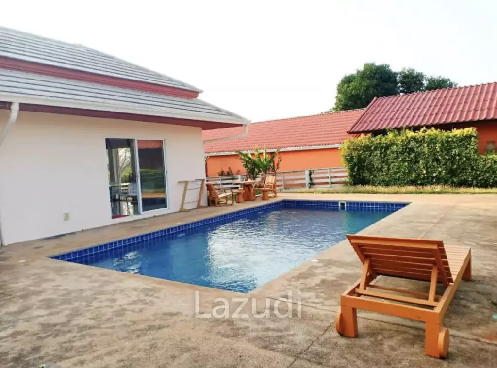 Private Pool Villa with Mountain Views Near Hua Hin Big land