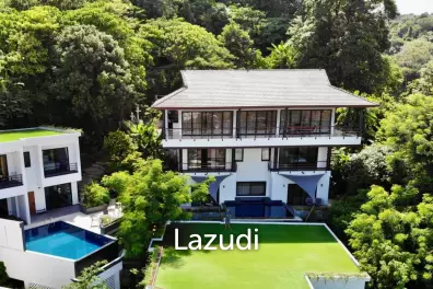 Over 1 Rai Hillside Estate with 3 Villas and 1 Apartment near Nai Harn Beach