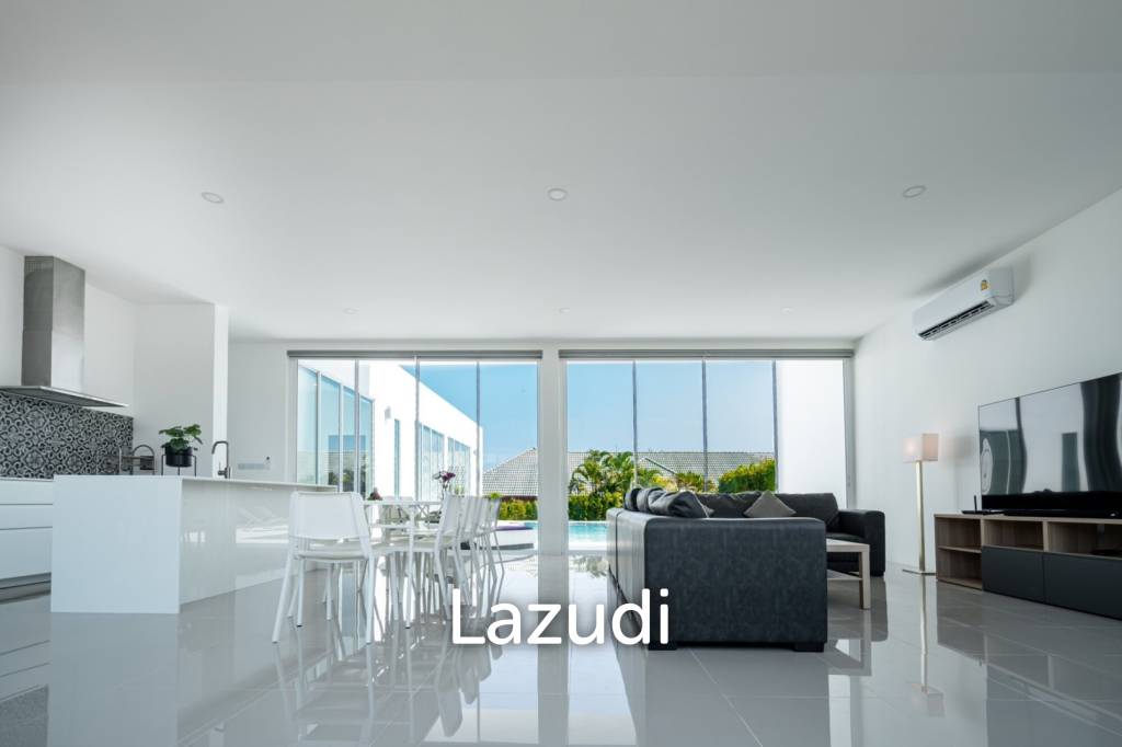287 sqm contemporary pool villa in Phu Montra K-Haad Hua Hin