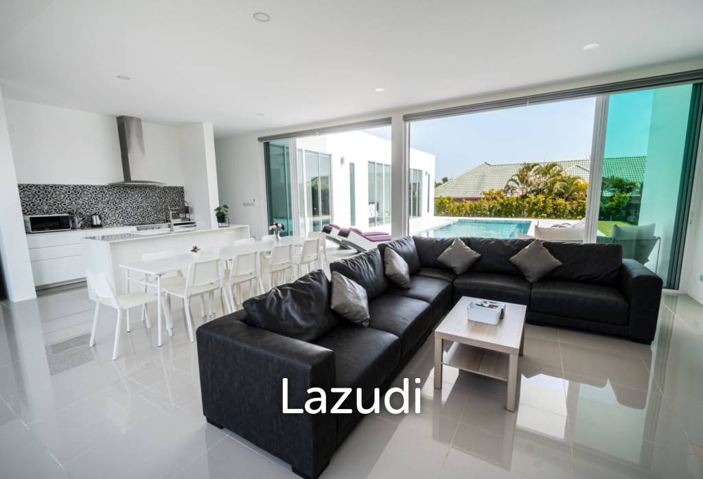 287 sqm contemporary pool villa in Phu Montra K-Haad Hua Hin