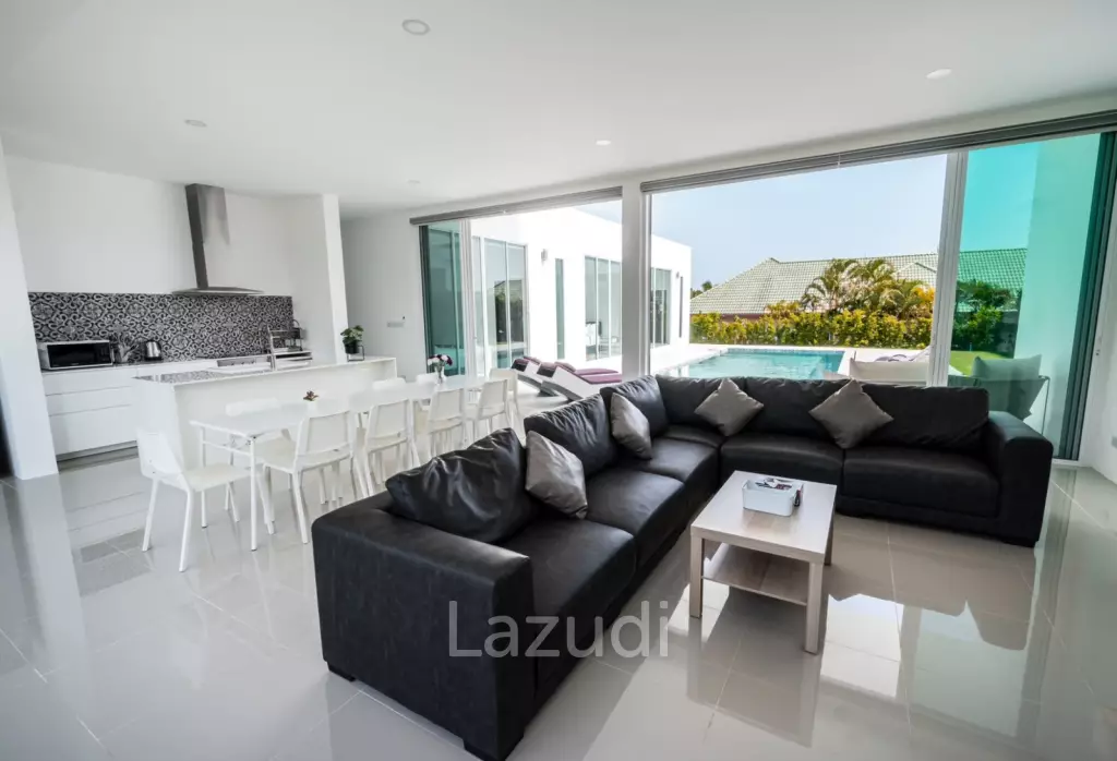 287 sqm contemporary pool villa in Phu Montra K-Haad Hua Hin