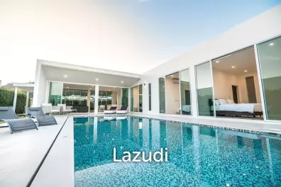 287 sqm contemporary pool villa in Phu Montra K-Haad Hua Hin