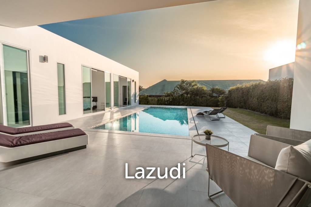 287 sqm contemporary pool villa in Phu Montra K-Haad Hua Hin