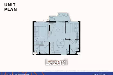 2 Bed 2 Bath 50.64 SQ.M The Balcony