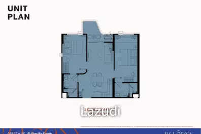 2 Bed 2 Bath 50.64 SQ.M The Balcony