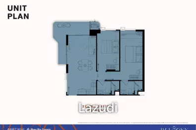 2 Bed 2 Bath 50.64 SQ.M The Balcony