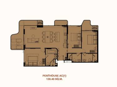 3 Bed 3 Bath 139.40 SQ.M The Balcony