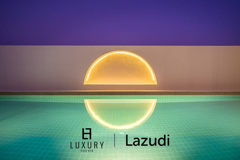 2-Storey Modern Pool Villa with slide in Leleaf Valley Hua Hin