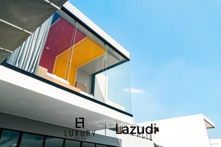 2-Storey Modern Pool Villa with slide in Leleaf Valley Hua Hin