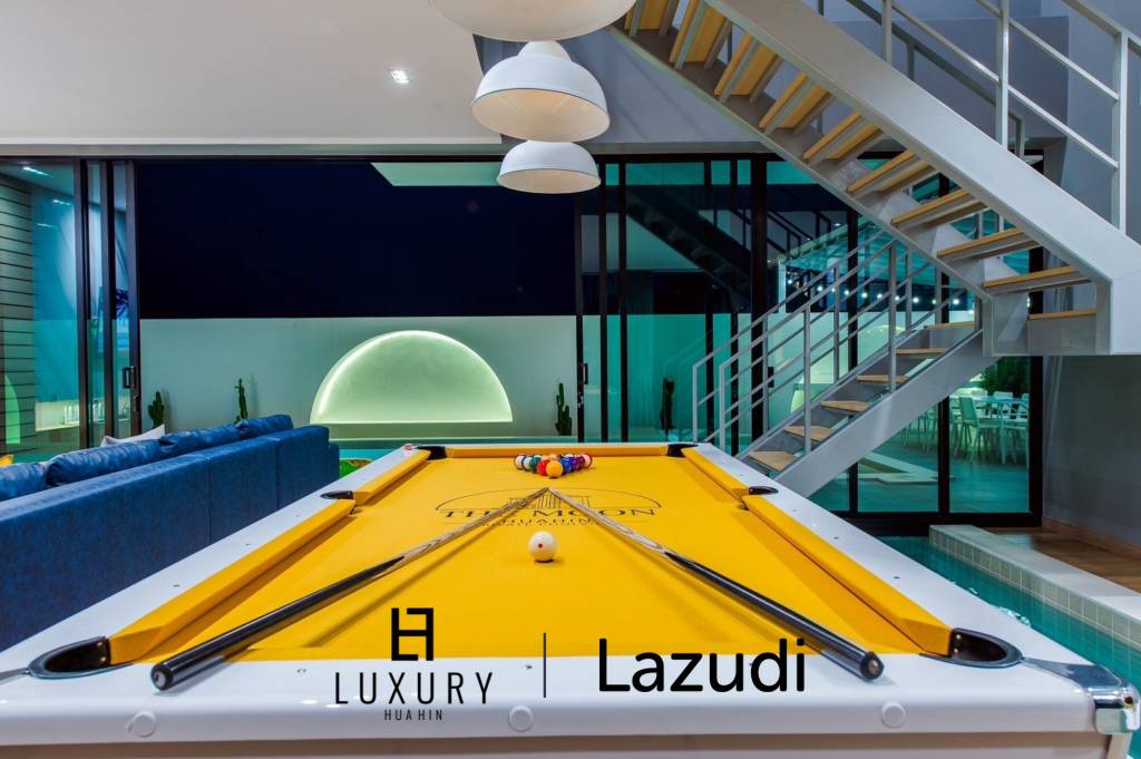 2-Storey Modern Pool Villa with slide in Leleaf Valley Hua Hin