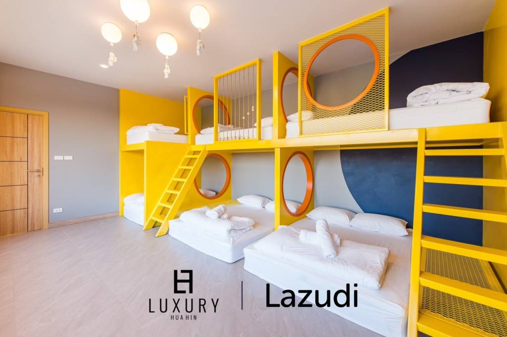 2-Storey Modern Pool Villa with slide in Leleaf Valley Hua Hin