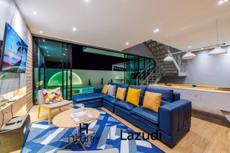 2-Storey Modern Pool Villa with slide in Leleaf Valley Hua Hin